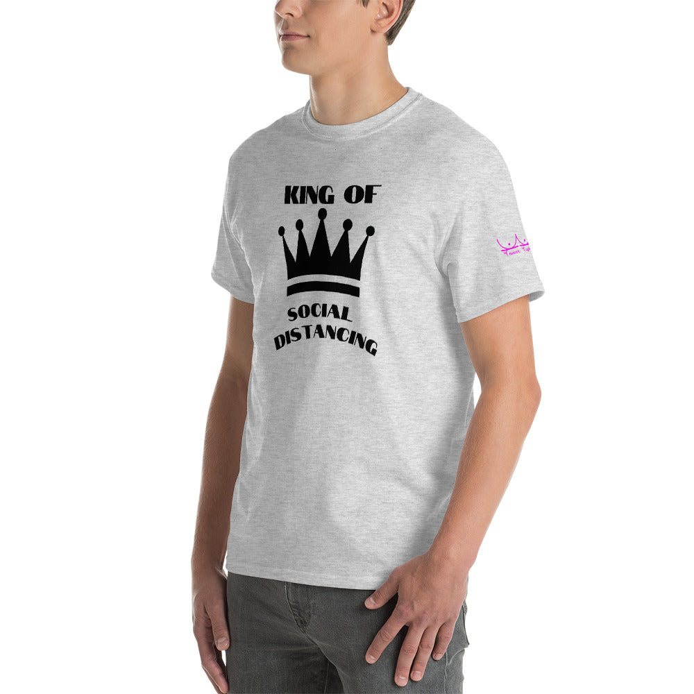 King of Social Distancing - Short Sleeve T-Shirt