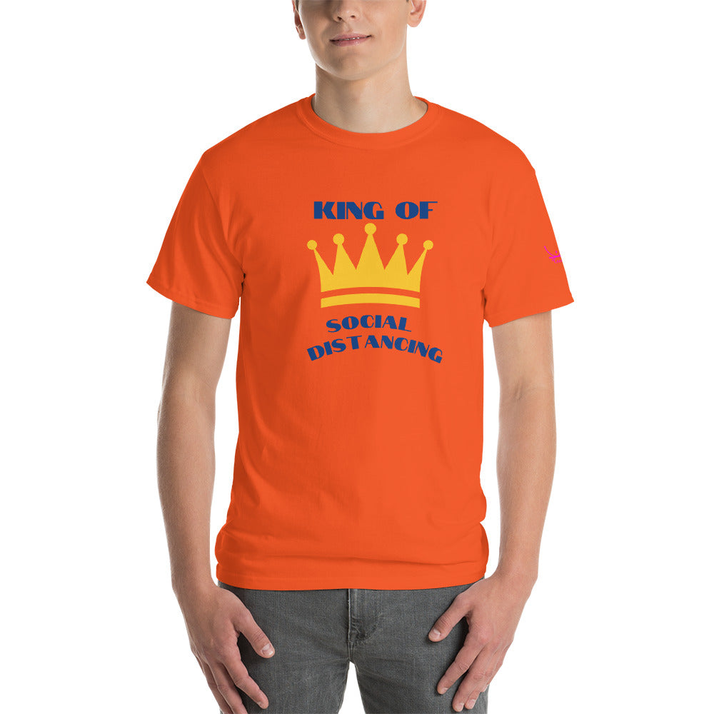 King of Social Distancing - Short Sleeve T-Shirt