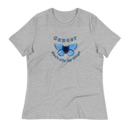 Cancer Won't Clip My Wings  - Women's Relaxed T-Shirt