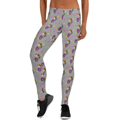 Breast Cancer Mermaid - Leggings