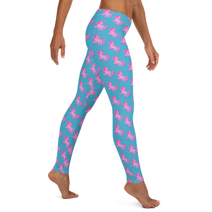 Pink Cancer Unicorn - Leggings