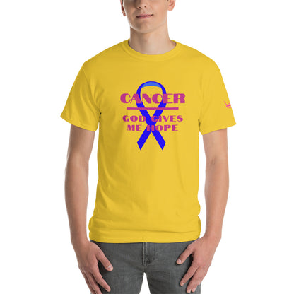 Cancer God Gives Me Hope - Short Sleeve T-Shirt