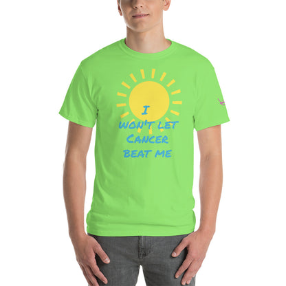 I Won't Let Cancer Beat Me - Short Sleeve T-Shirt