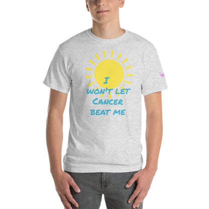 I Won't Let Cancer Beat Me - Short Sleeve T-Shirt