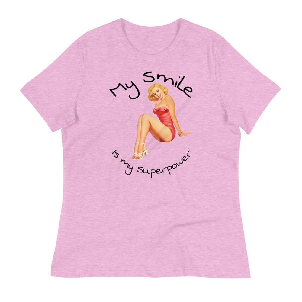 My Smile is my superpower - Women's Relaxed T-Shirt