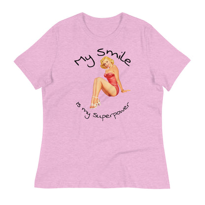 My Smile is my superpower - Women's Relaxed T-Shirt
