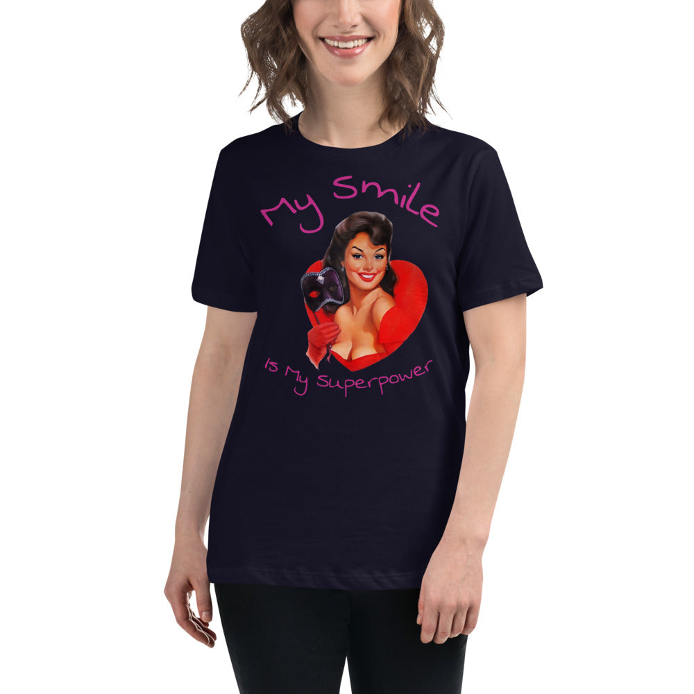 My Smile is my superpower - Women's Relaxed T-Shirt