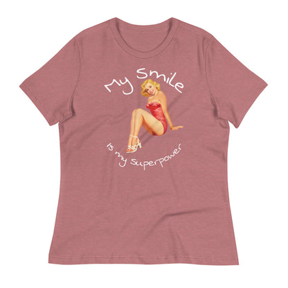 My Smile is my superpower - Women's Relaxed T-Shirt