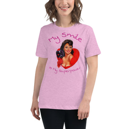 My Smile is my superpower - Women's Relaxed T-Shirt