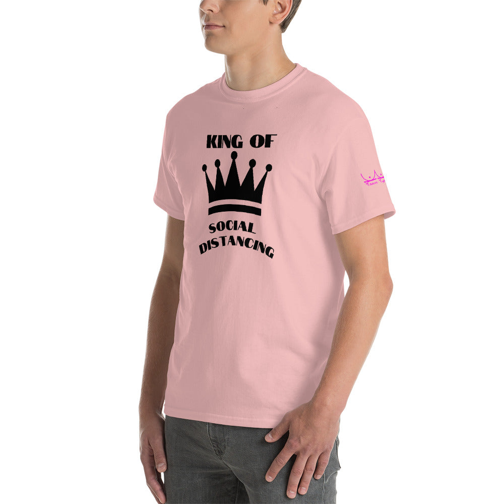 King of Social Distancing - Short Sleeve T-Shirt