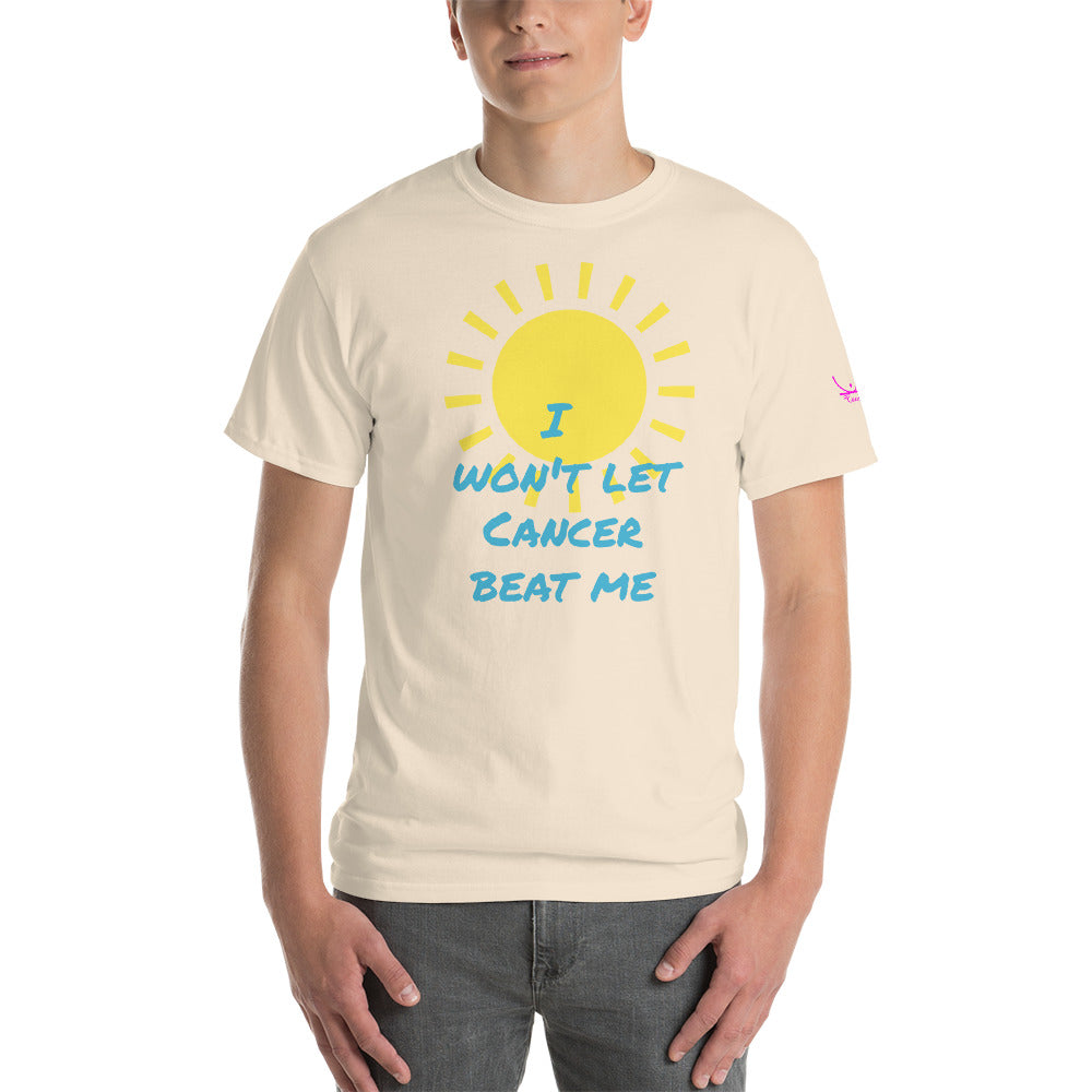 I Won't Let Cancer Beat Me - Short Sleeve T-Shirt