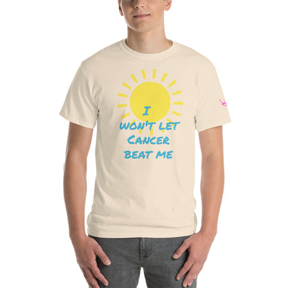 I Won't Let Cancer Beat Me - Short Sleeve T-Shirt