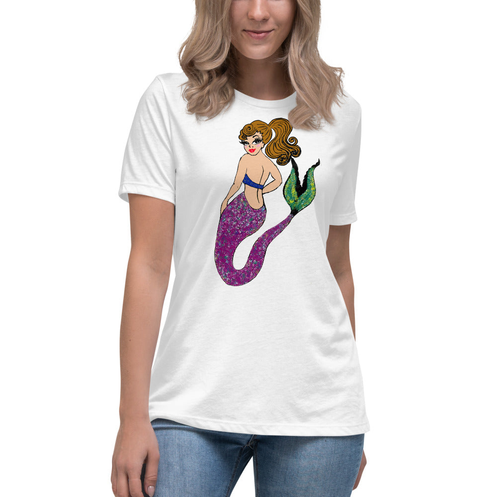 Mermaid -- Womens Relaxed T Shirt