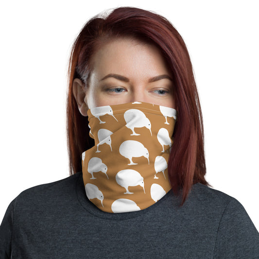 NZ Kiwi white Dark Nude - Neck Gaiter