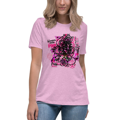 Breast Cancer Tiki - Women's Relaxed T-Shirt