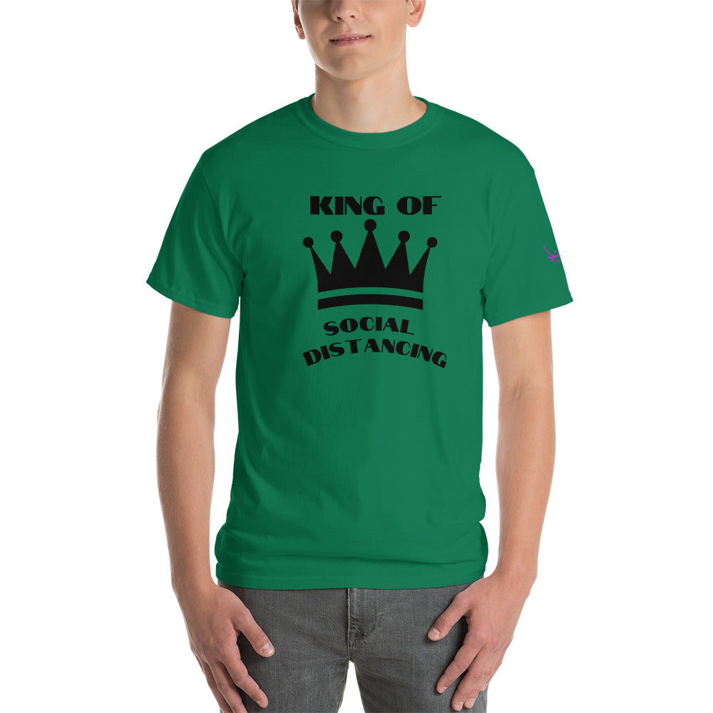 King of Social Distancing - Short Sleeve T-Shirt