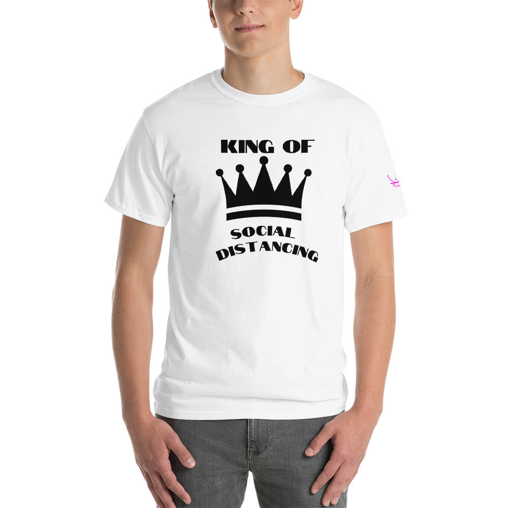 King of Social Distancing - Short Sleeve T-Shirt
