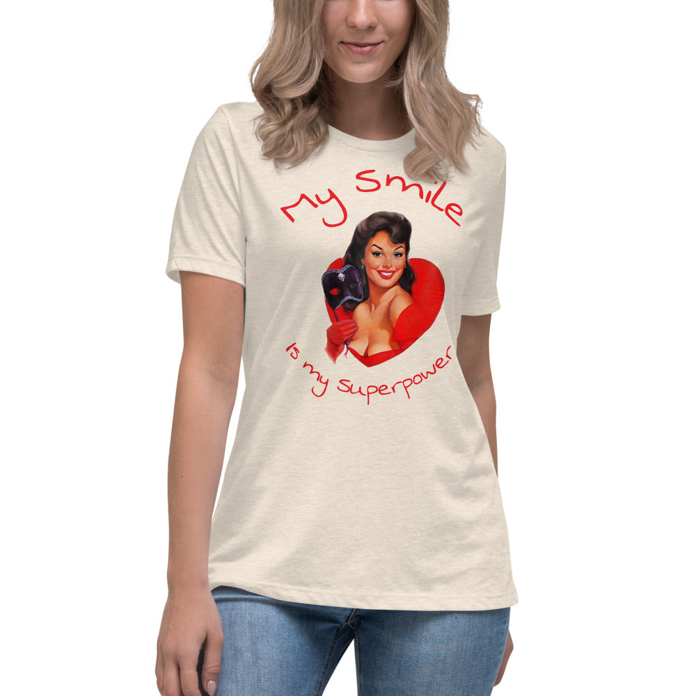 My Smile is my superpower - Women's Relaxed T-Shirt