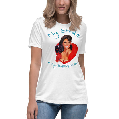 My Smile is my superpower - Women's Relaxed T-Shirt