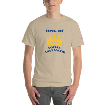 King of Social Distancing - Short Sleeve T-Shirt