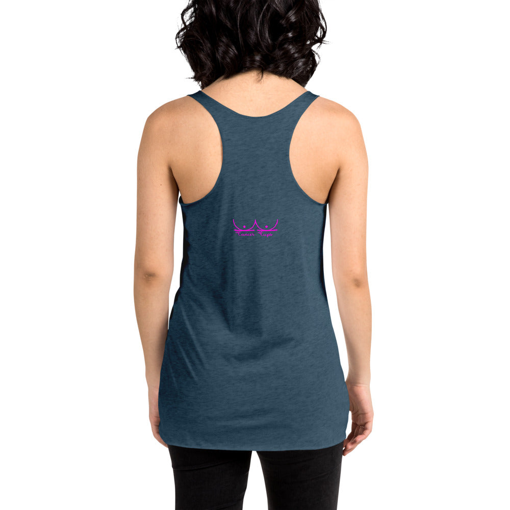 Pink Cancer Unicorn- Women's Racerback Tank