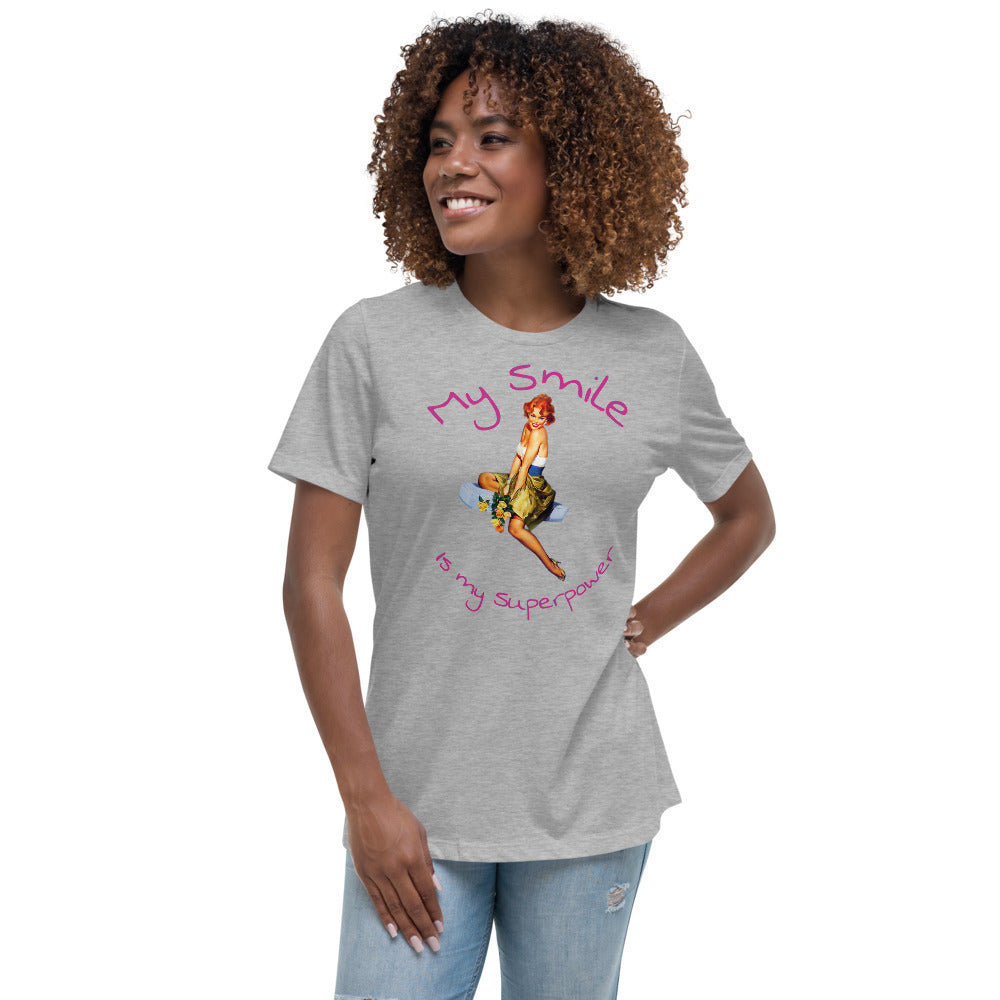 My Smile is my superpower - Women's Relaxed T-Shirt