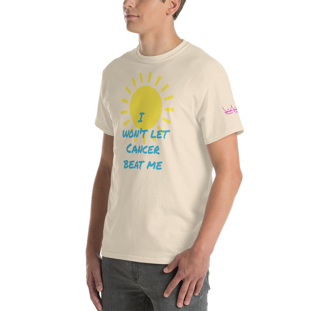 I Won't Let Cancer Beat Me - Short Sleeve T-Shirt
