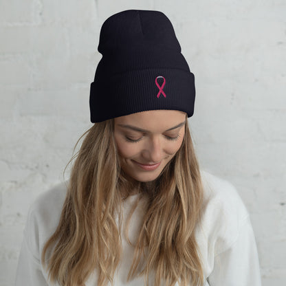 Breast Cancer - Cuffed Beanie