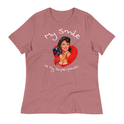 My Smile is my superpower - Women's Relaxed T-Shirt