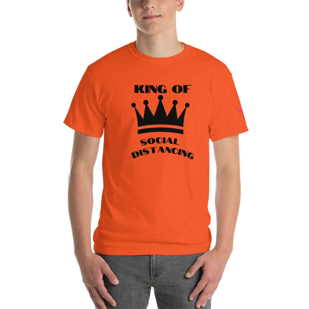 King of Social Distancing - Short Sleeve T-Shirt