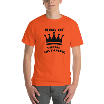 King of Social Distancing - Short Sleeve T-Shirt