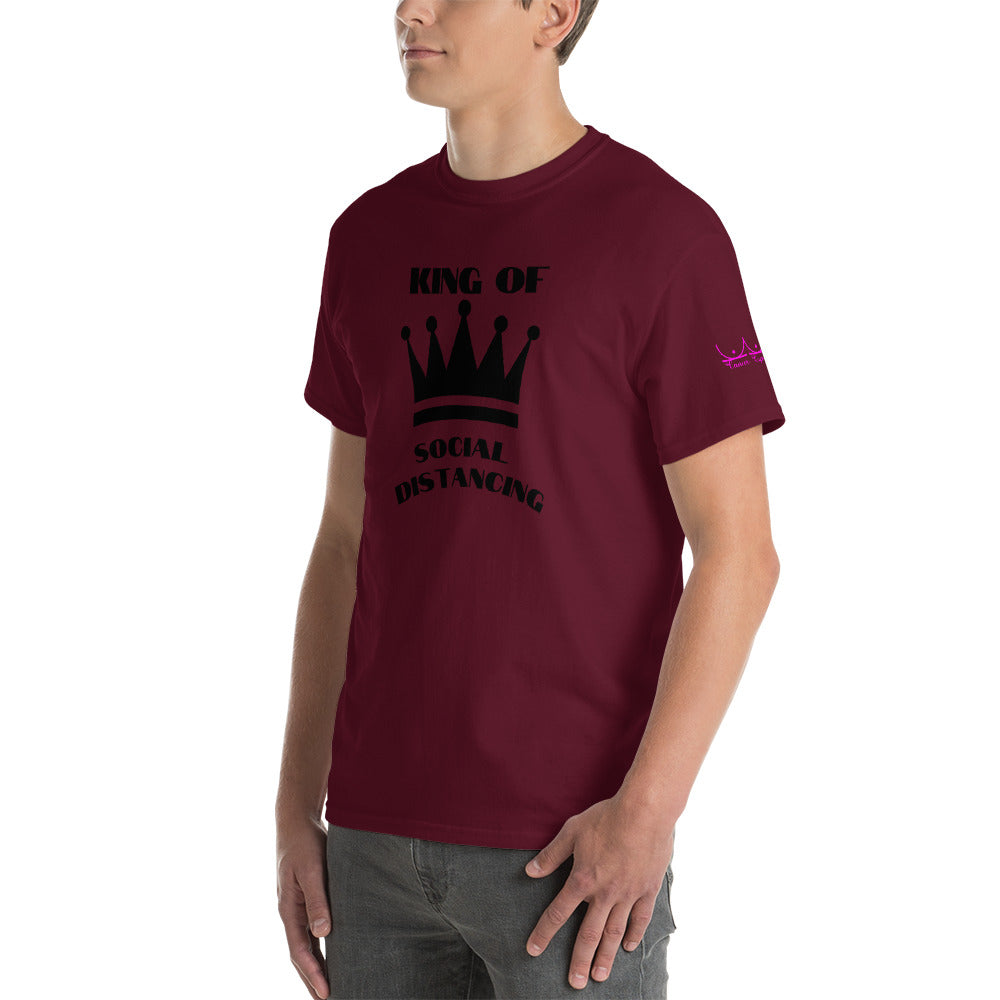 King of Social Distancing - Short Sleeve T-Shirt