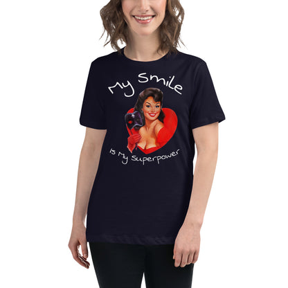 My Smile is my superpower - Women's Relaxed T-Shirt