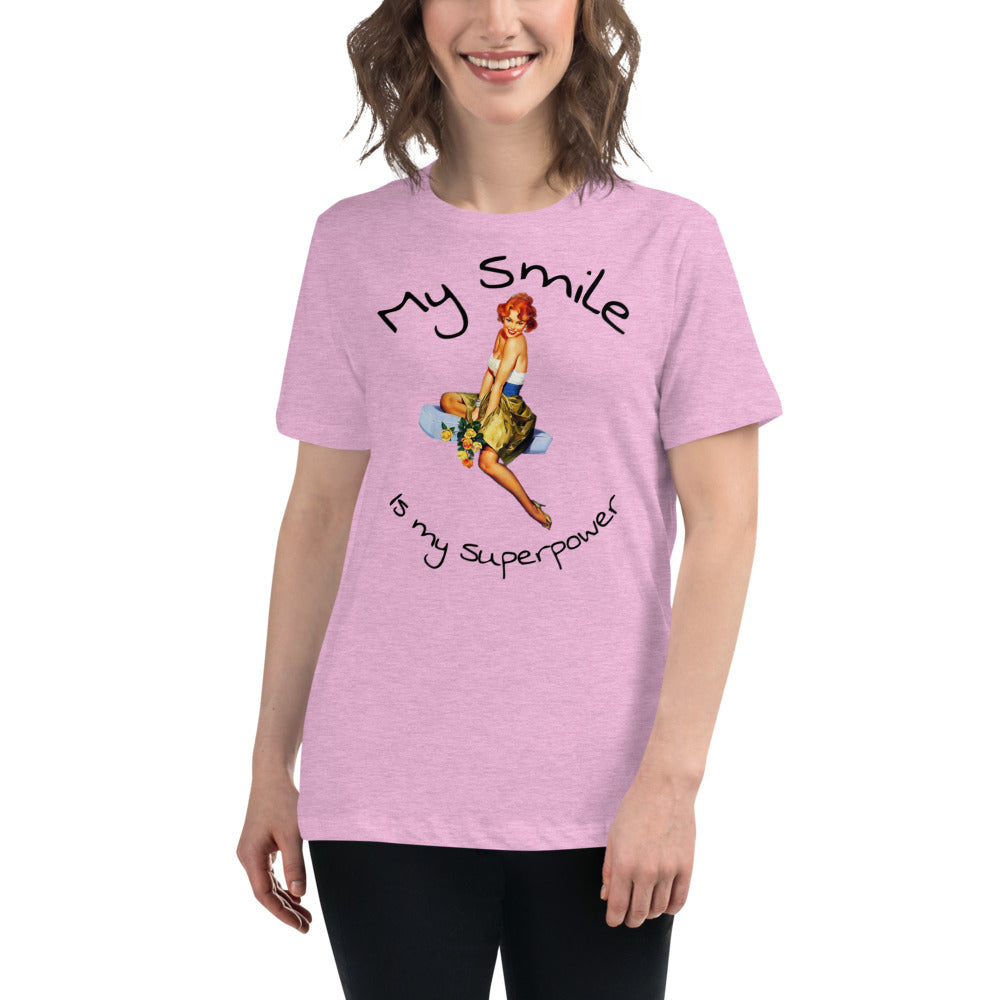 My Smile is my superpower - Women's Relaxed T-Shirt
