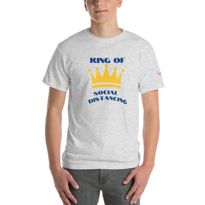 King of Social Distancing - Short Sleeve T-Shirt