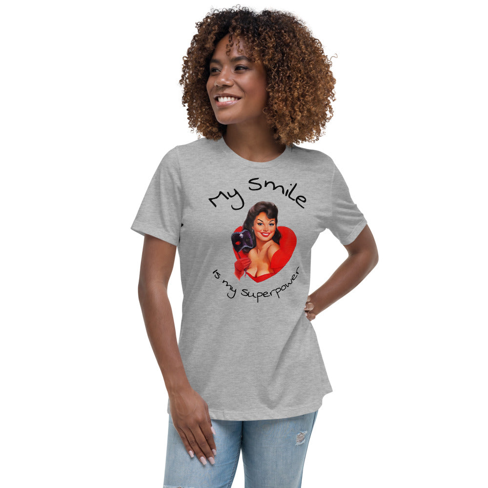My Smile is my superpower - Women's Relaxed T-Shirt