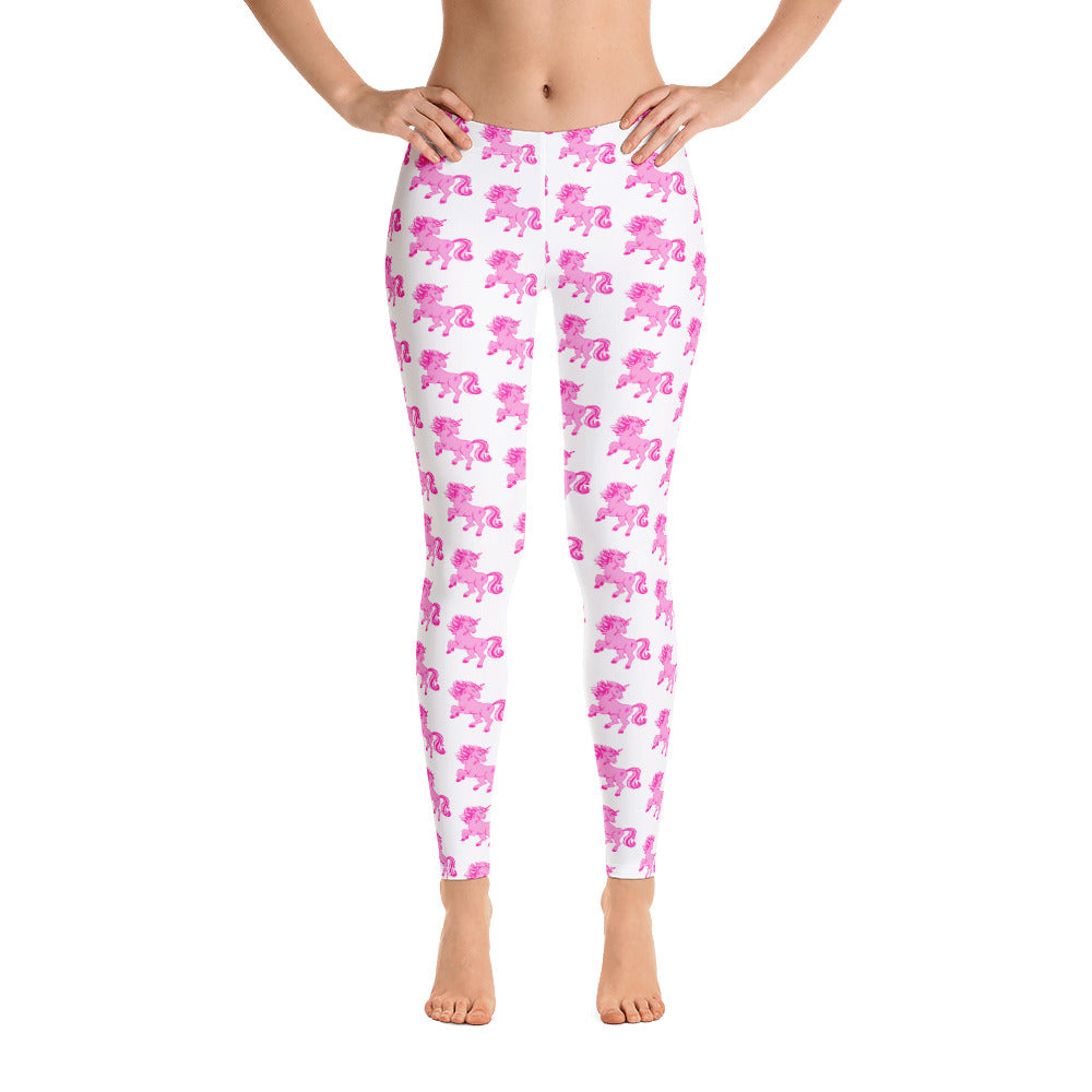 Pink Cancer Unicorn - Leggings