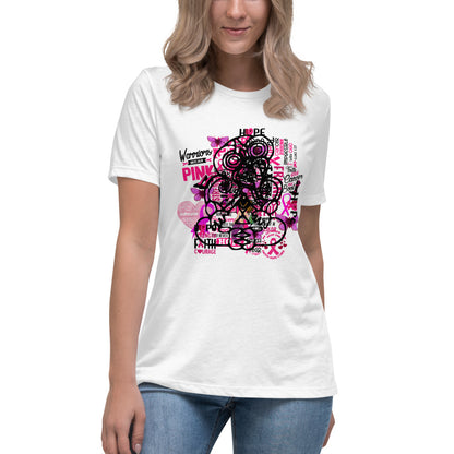 Breast Cancer Tiki - Women's Relaxed T-Shirt