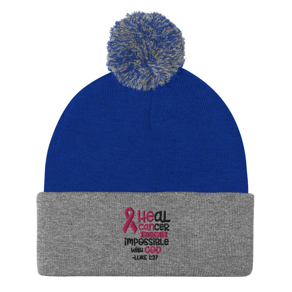 Heal Cancer - Pom-Pom Beanie
