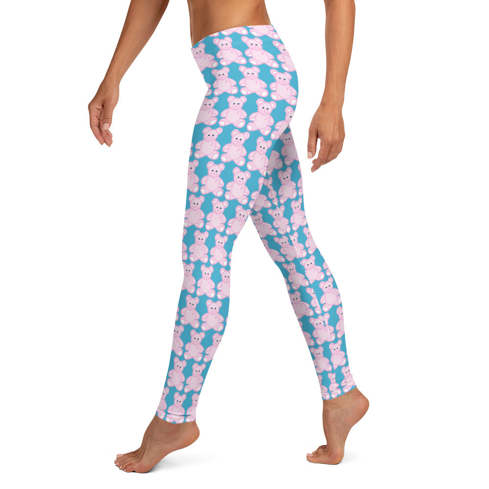 Pink Cancer Bear - Leggings