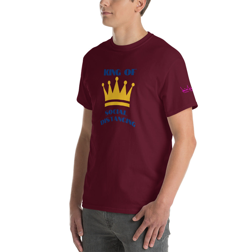 King of Social Distancing - Short Sleeve T-Shirt