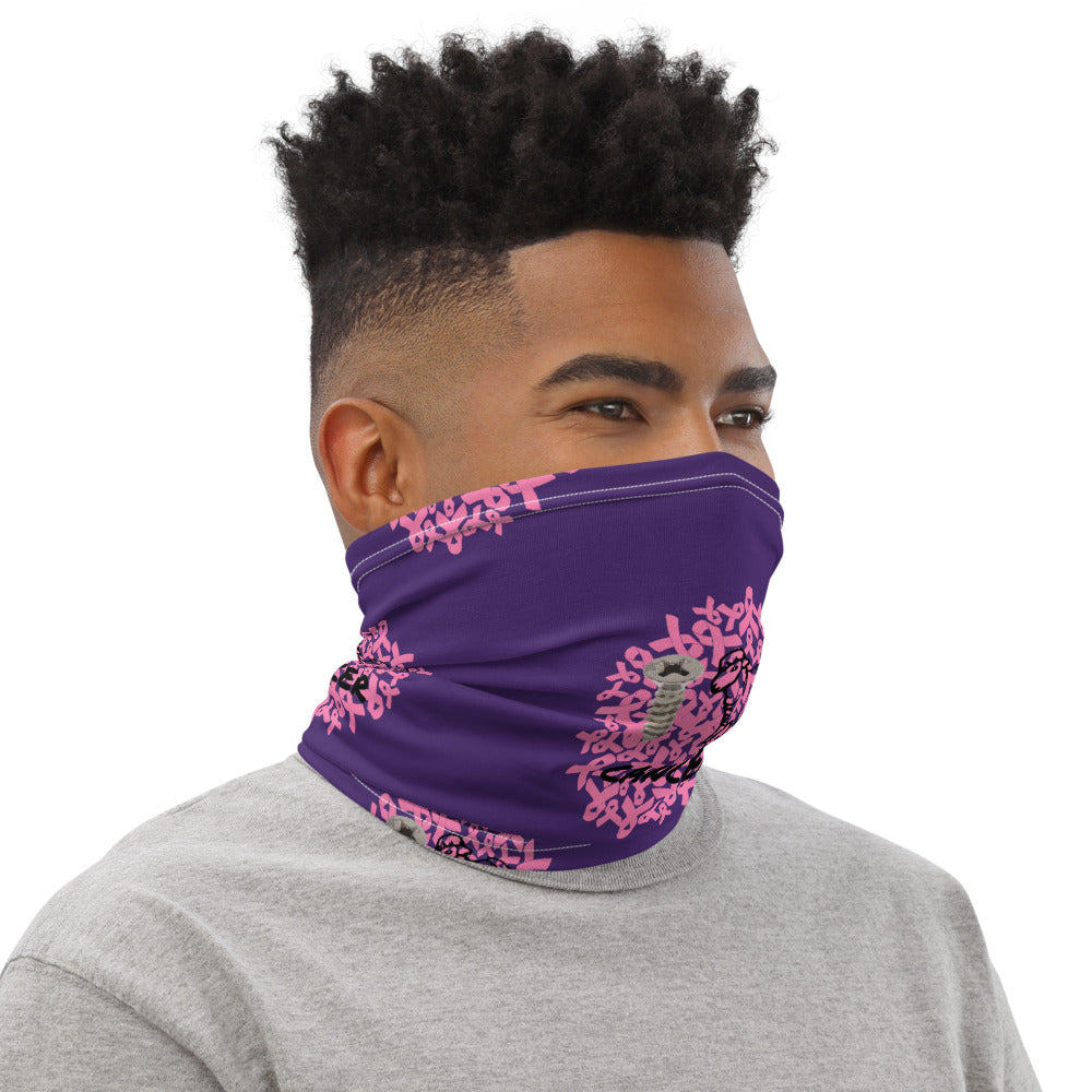 Screw Ewe Breast Cancer purple - Neck Gaiter