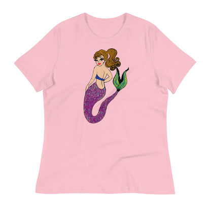 Mermaid -- Womens Relaxed T Shirt