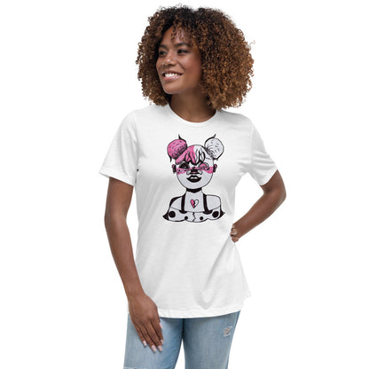 Mia's Merch Funky Girl -- Womens Relaxed T Shirt
