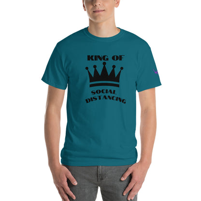 King of Social Distancing - Short Sleeve T-Shirt