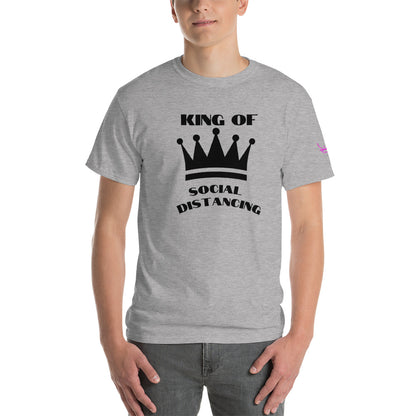 King of Social Distancing - Short Sleeve T-Shirt