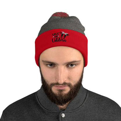 Save the Udders - Pom-Pom Beanie