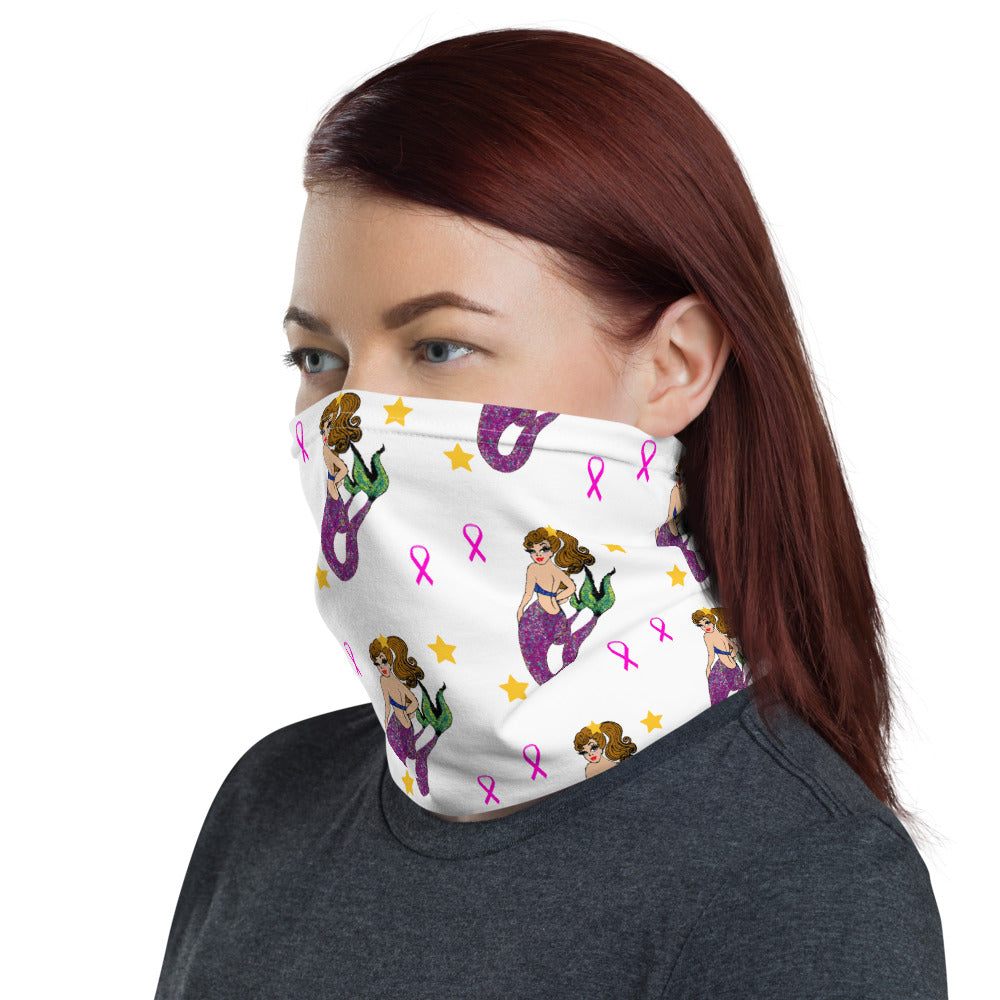 Mermaid Breast Cancer - Neck Gaiter